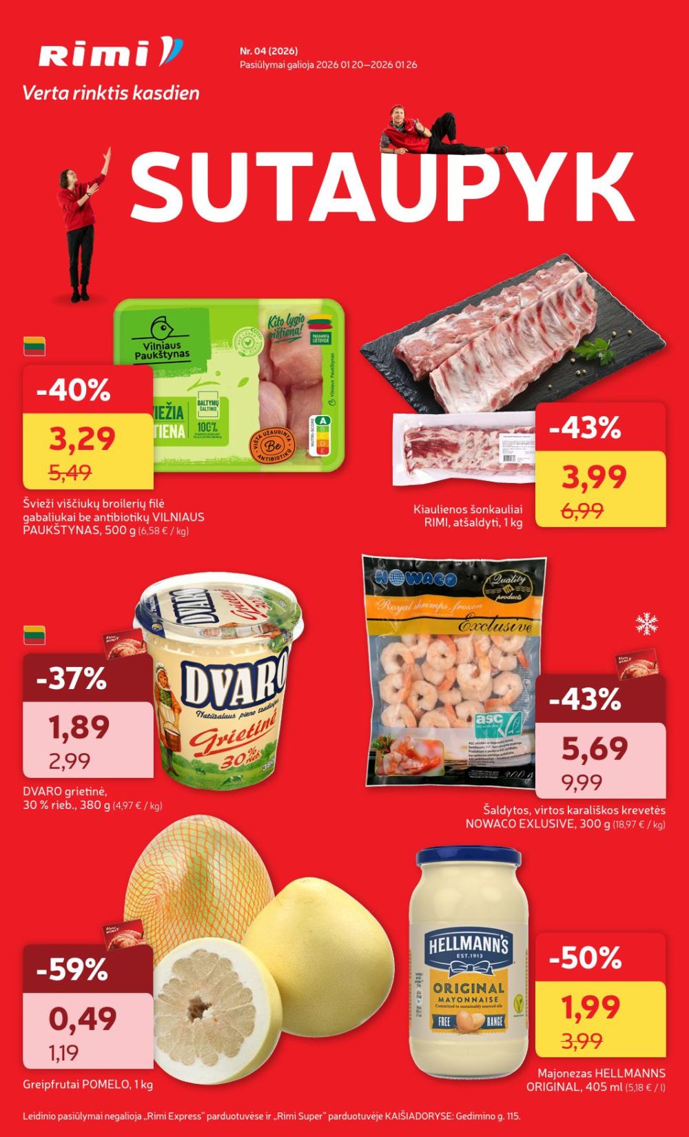 RIMI akcijos - naujausi pasiūlymai ir nuolaidos