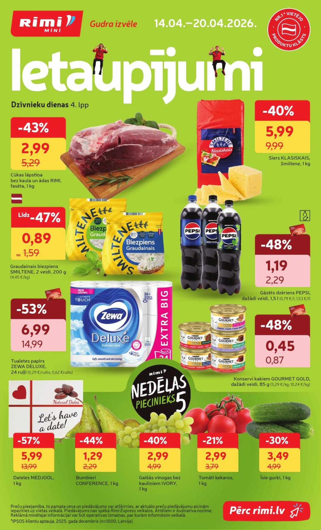 RIMI atlaides, jaunākie izdevumi un darba laiki | PromoAkcija.lv