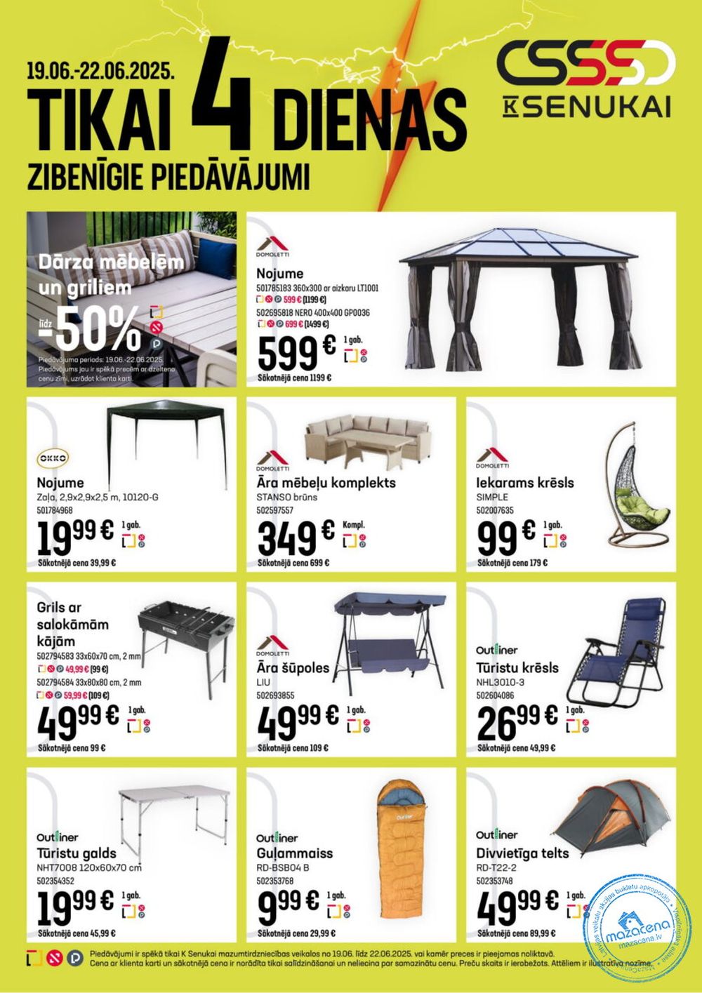 K-SENUKAI atlaides, jaunākie izdevumi un darba laiki | PromoAkcija.lv