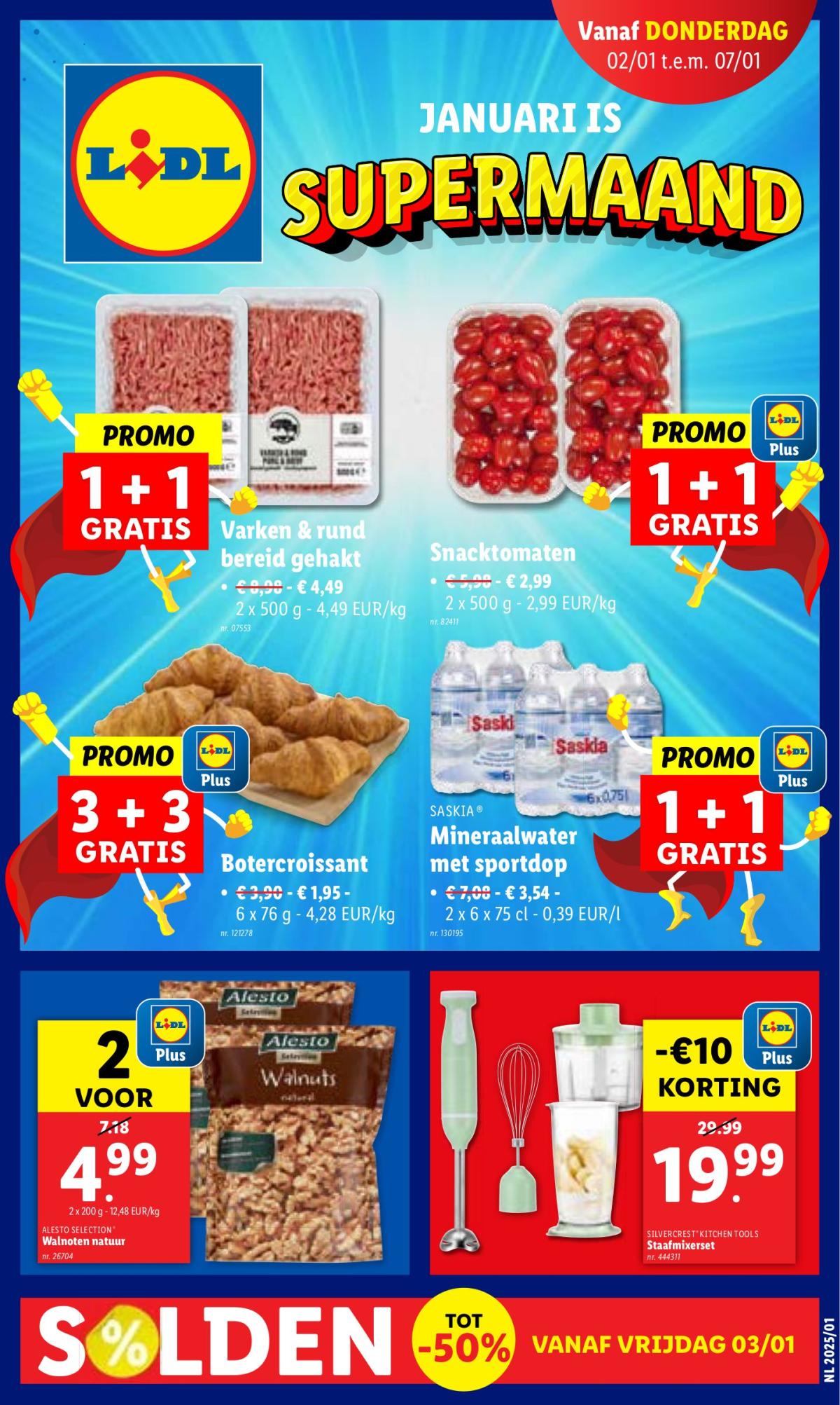 Lidl folder geldig vanaf 02/01 - 07/01