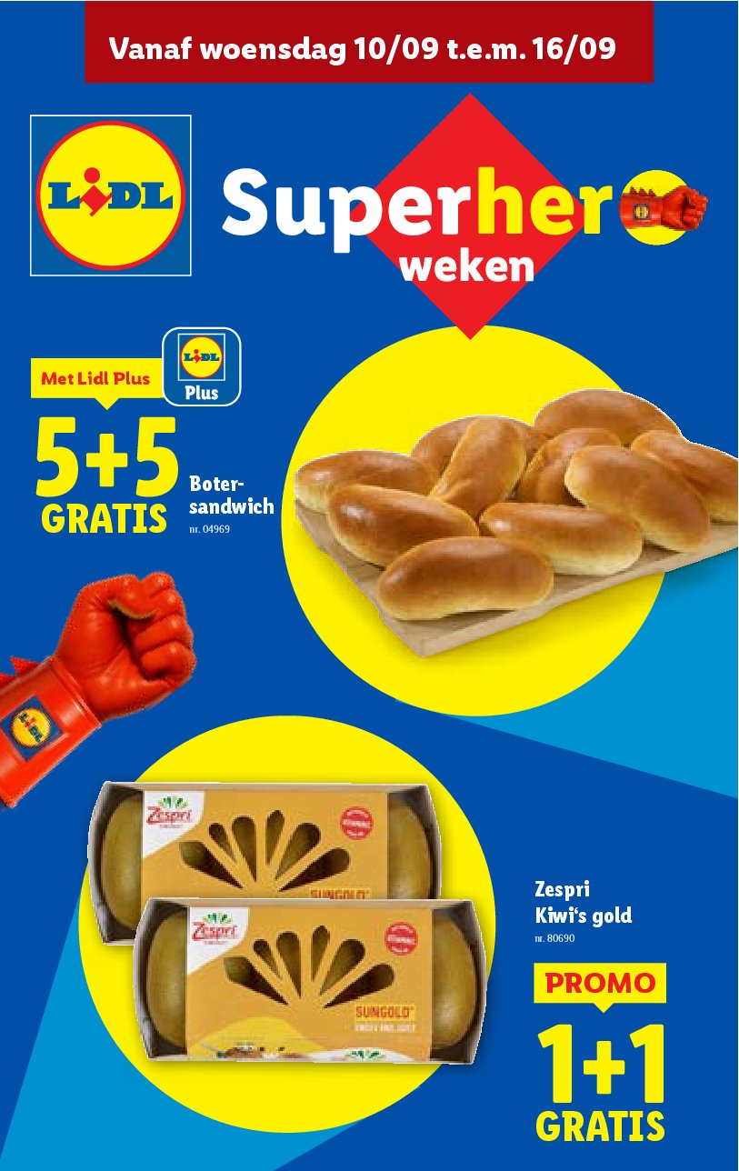 Lidl folder geldig vanaf 10/09 - 16/09