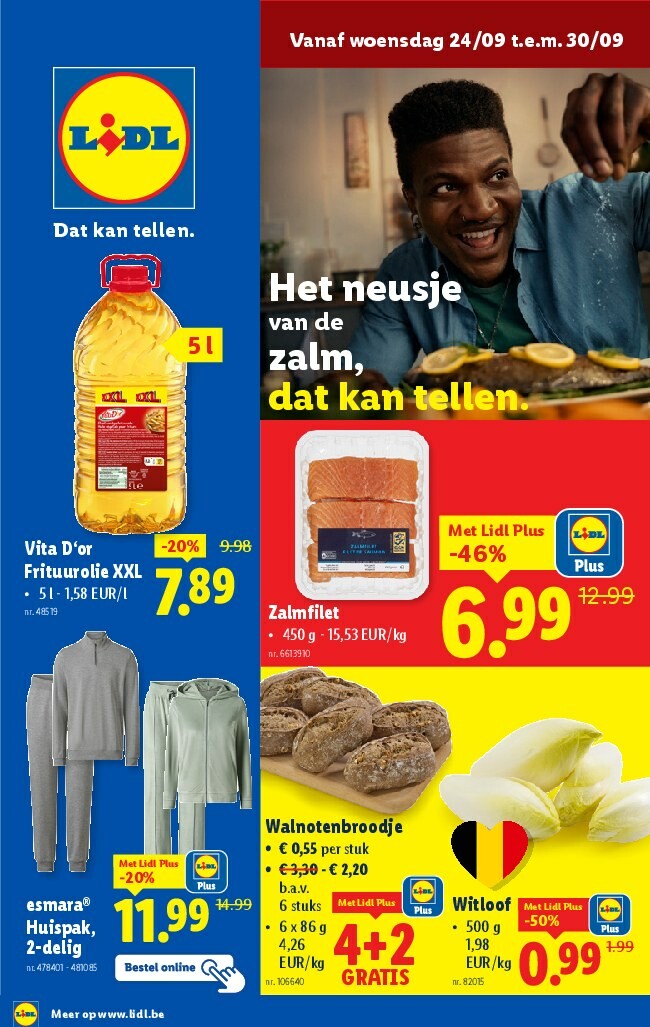 Lidl folder geldig vanaf 24/09 - 30/09