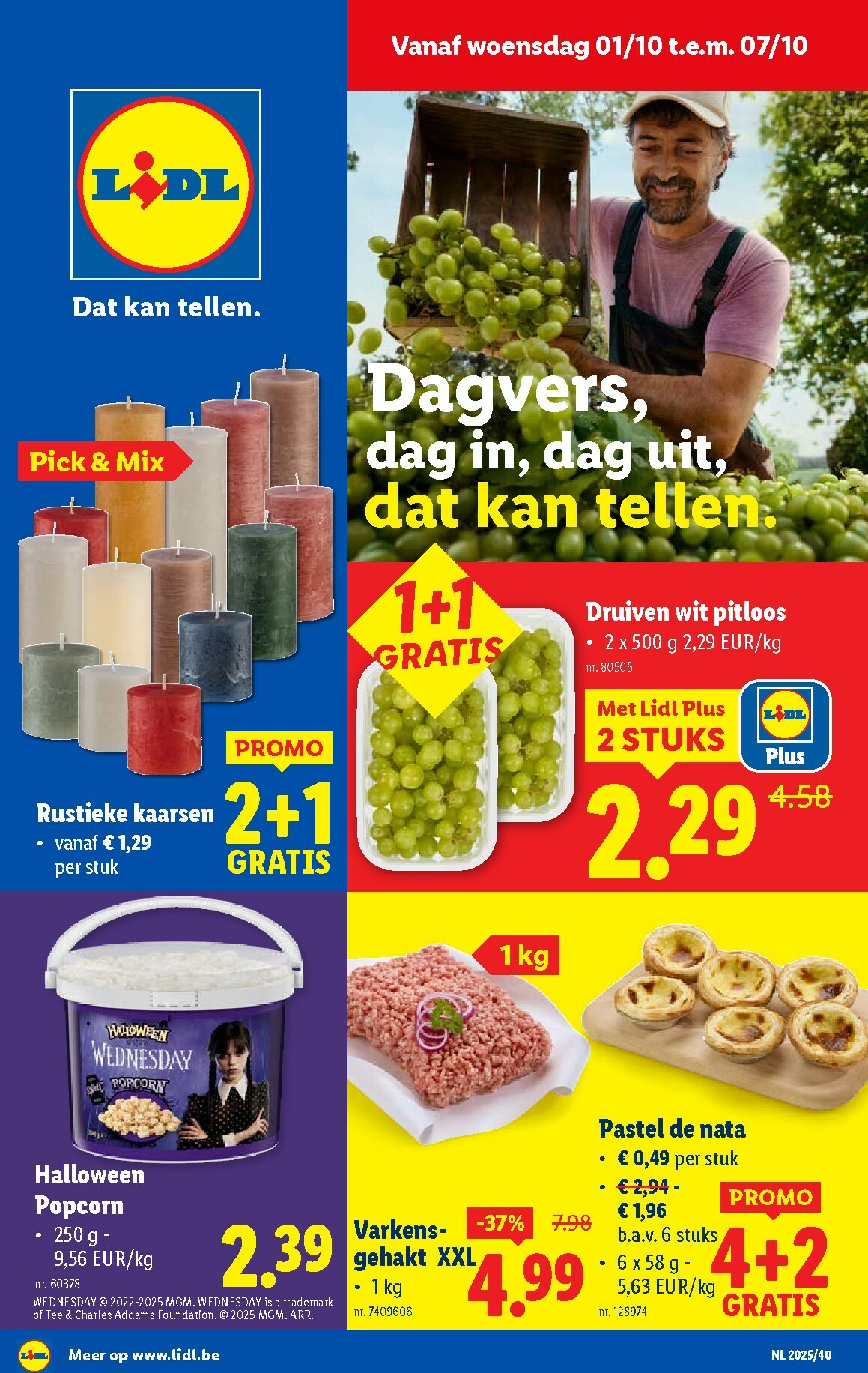 Lidl folder geldig vanaf 01/10 - 07/10