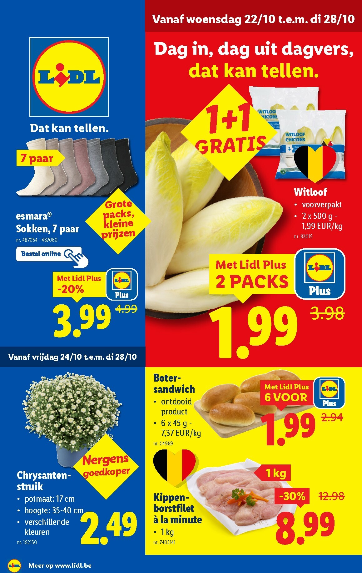 De Lidl folder geldig vanaf 22/10 t/m 28/10