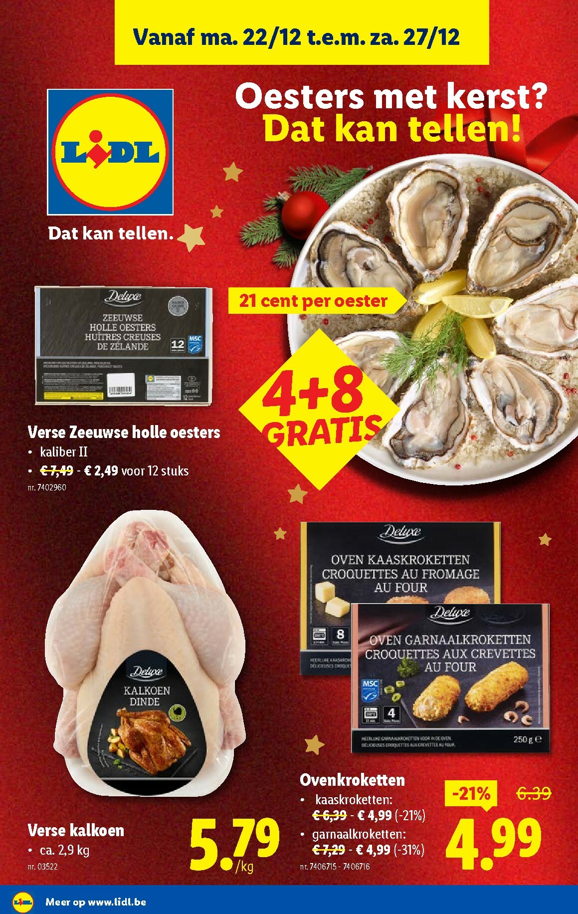 De Lidl folder geldig vanaf 22/12 t/m 31/12