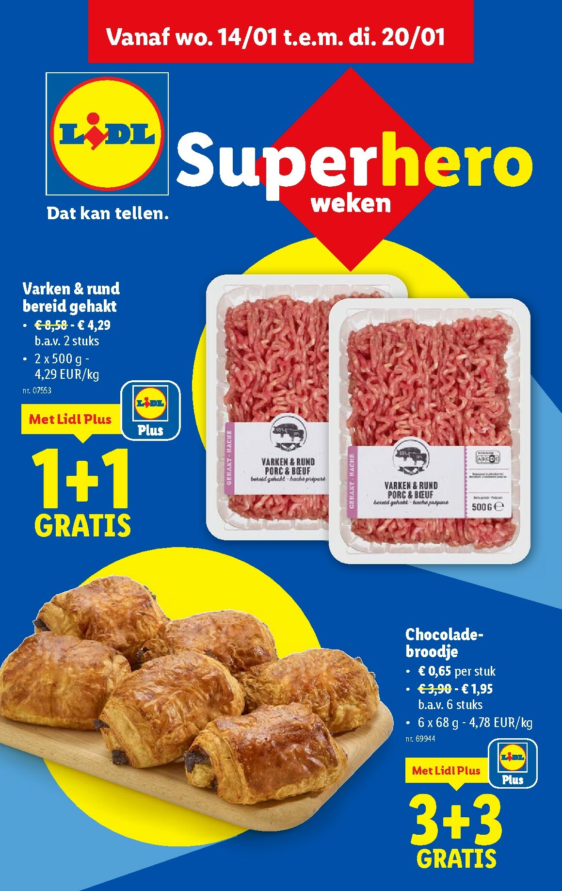 De Lidl folder geldig vanaf 14/01 t/m 20/01