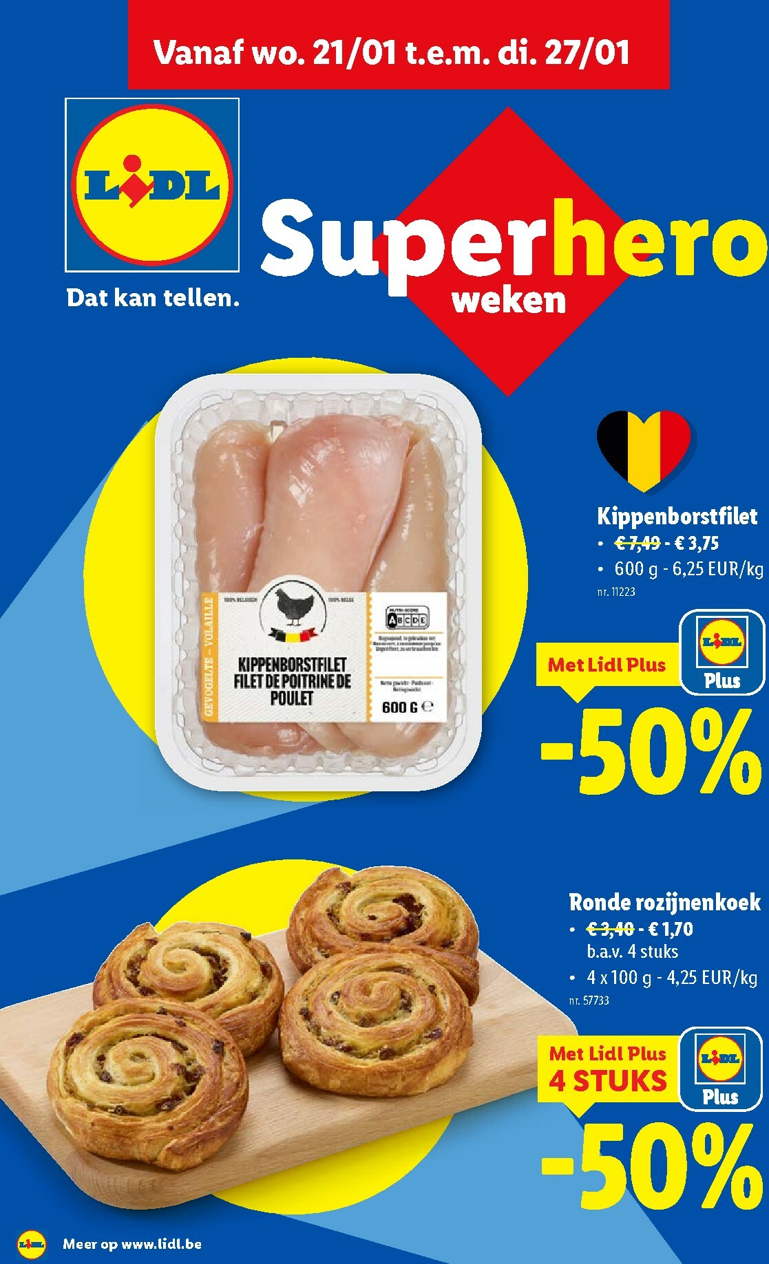 De Lidl folder geldig vanaf 21/01 t/m 27/01