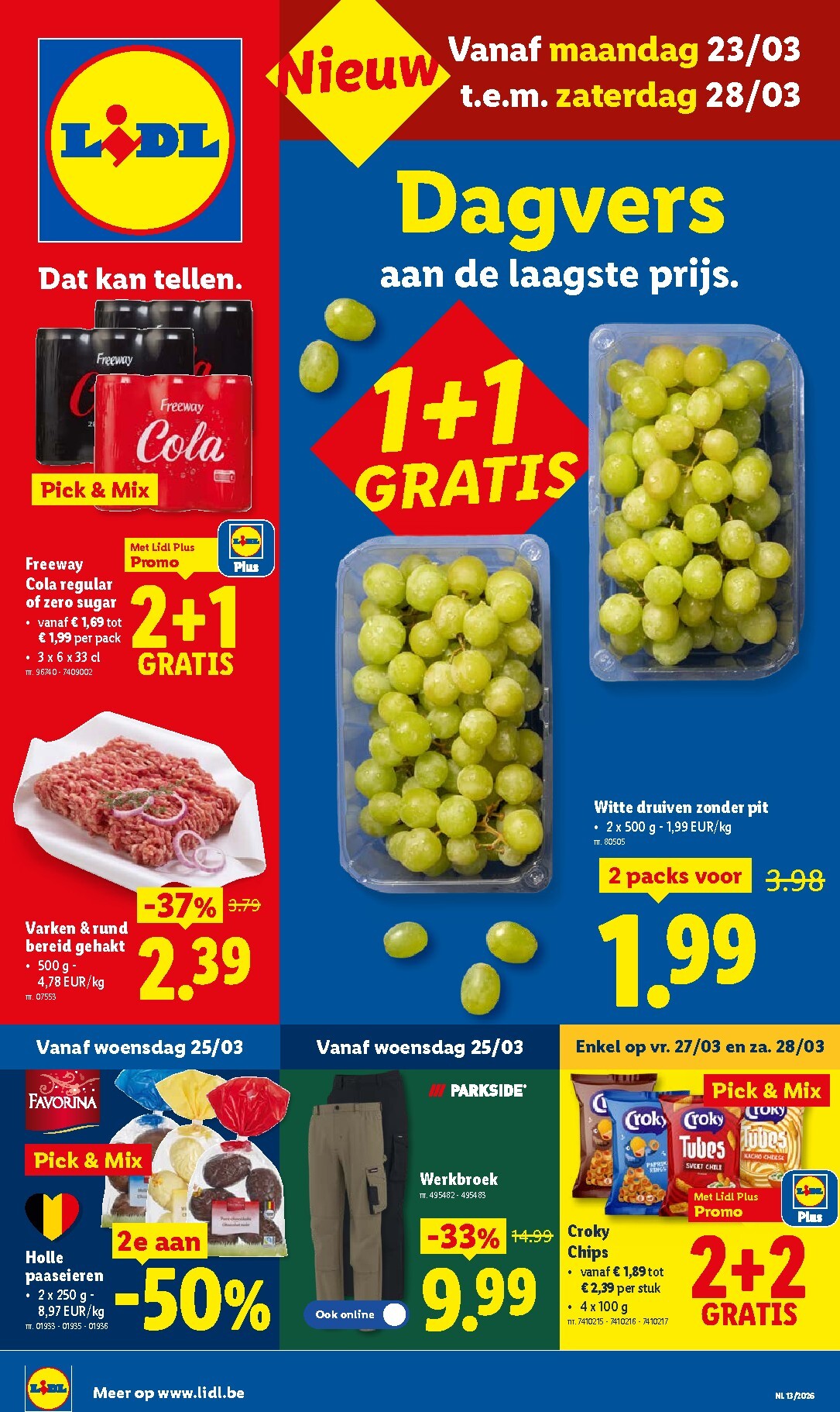 De Lidl folder geldig vanaf 23/03/2026 t/m 28/03/2026