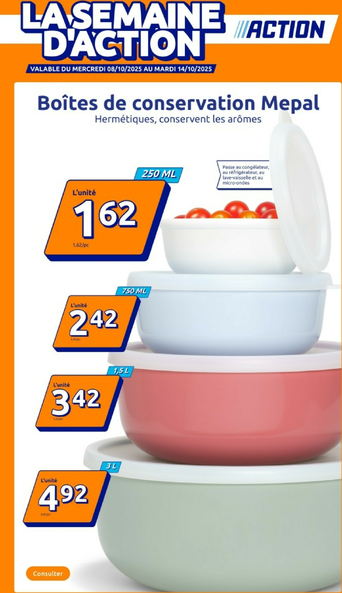 Action folder geldig vanaf 08/10 - 14/10