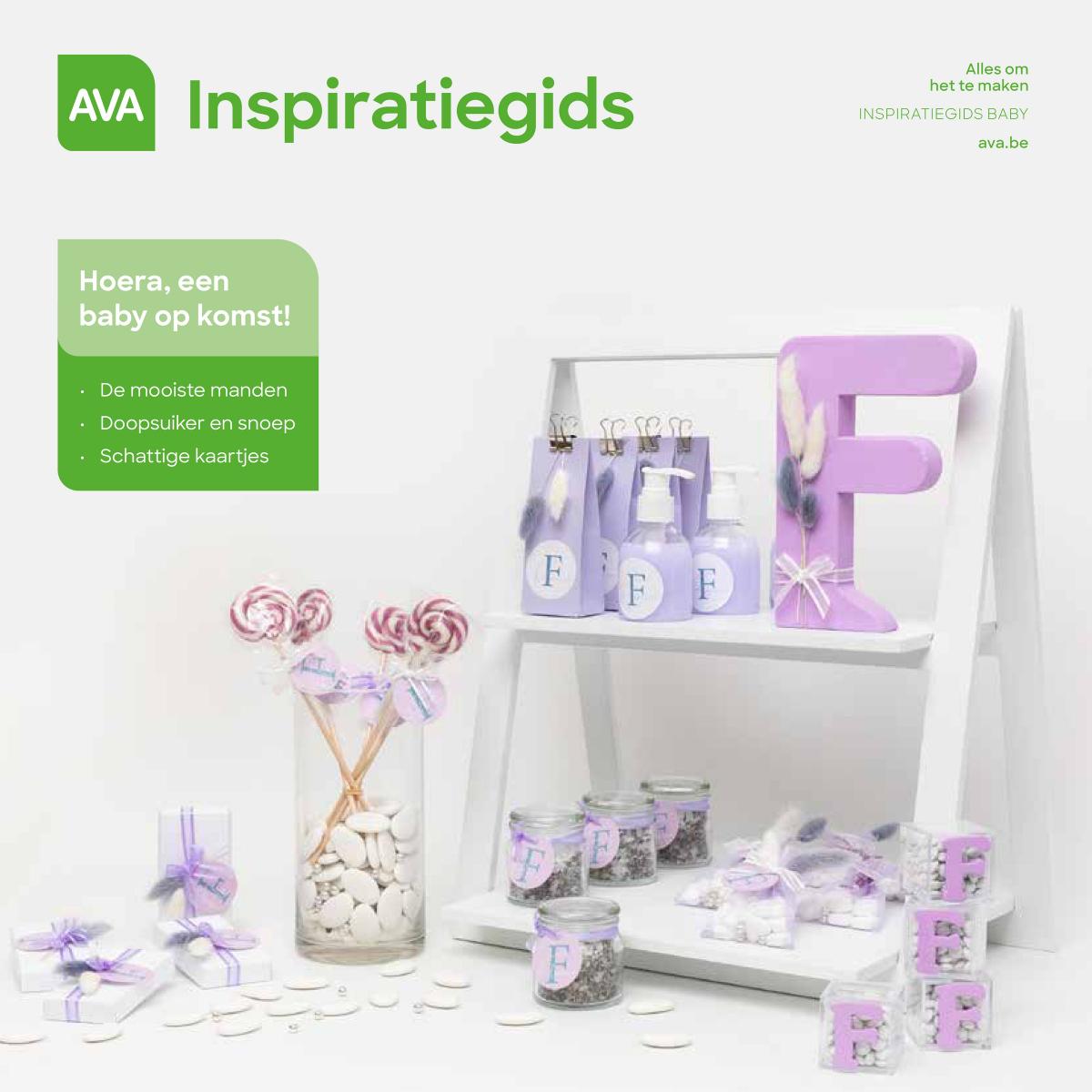 Ava - Doopmandgids folder geldig vanaf 10/07 - 31/12