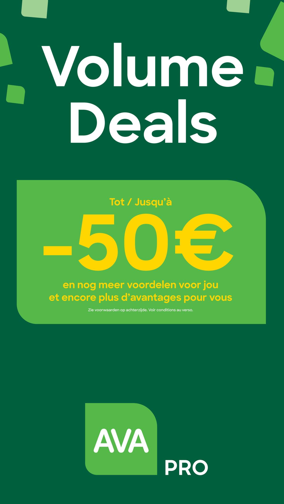 De Ava - Volume Deals folder geldig vanaf 31/10 t/m 30/11