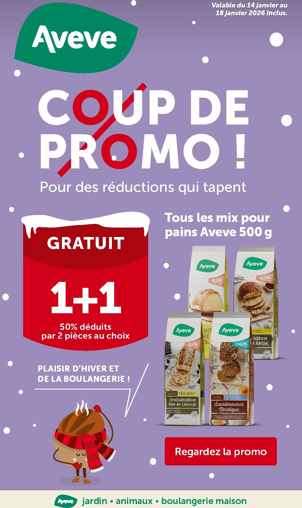 De Aveve folder geldig vanaf 14/01 t/m 18/01