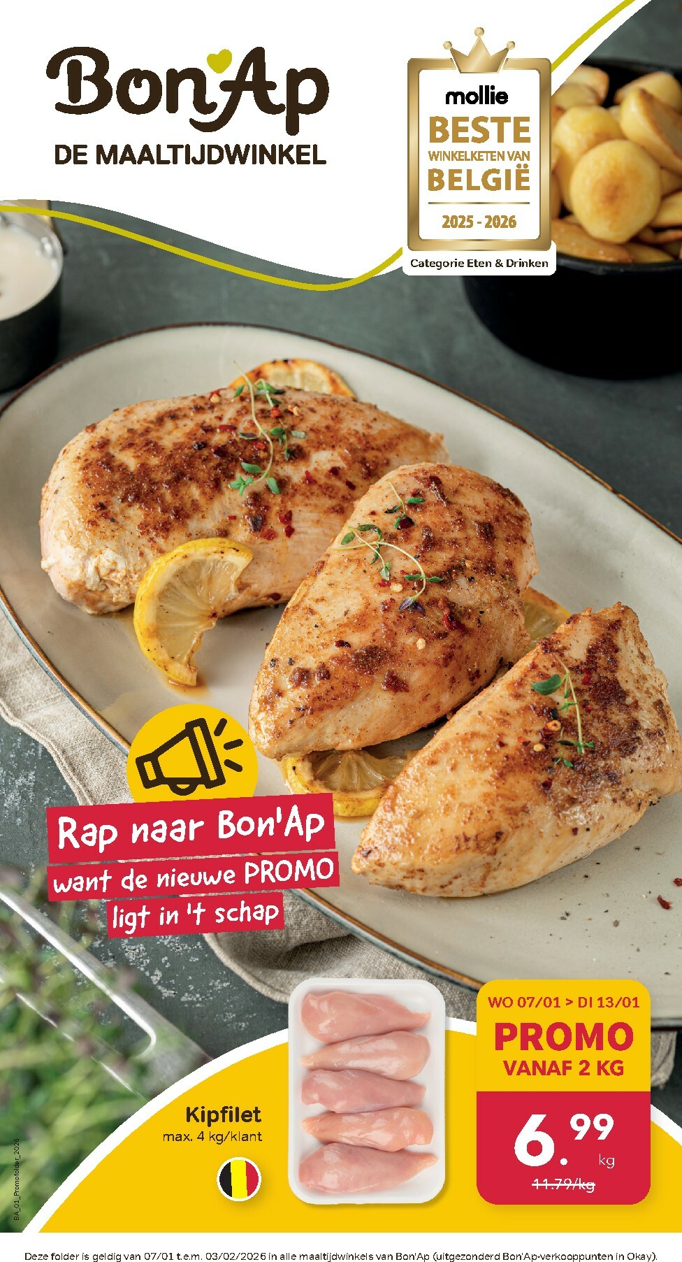 De Bon Ap folder geldig vanaf 07/01 t/m 03/02