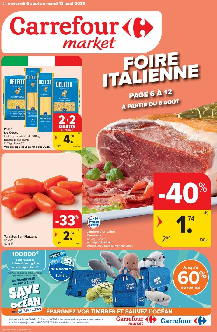 Carrefour Market folder geldig vanaf 06/08 - 12/08
