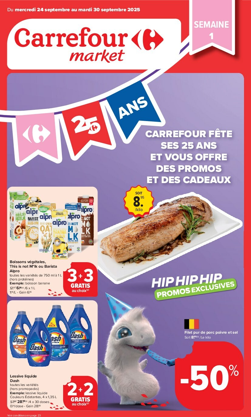 Carrefour Market folder geldig vanaf 24/09 - 30/09