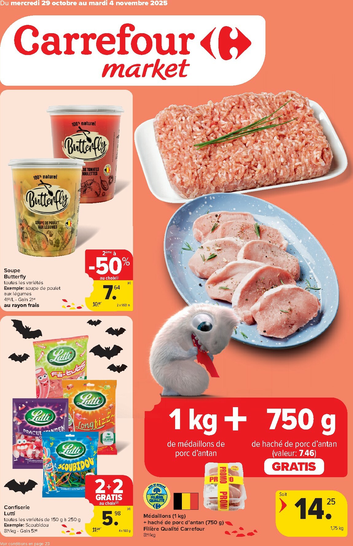De Carrefour Market folder geldig vanaf 29/10 t/m 04/11
