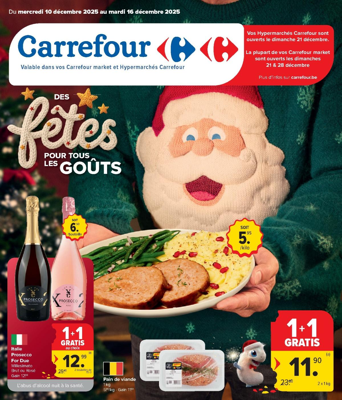 De Carrefour folder geldig vanaf 10/12 t/m 16/12