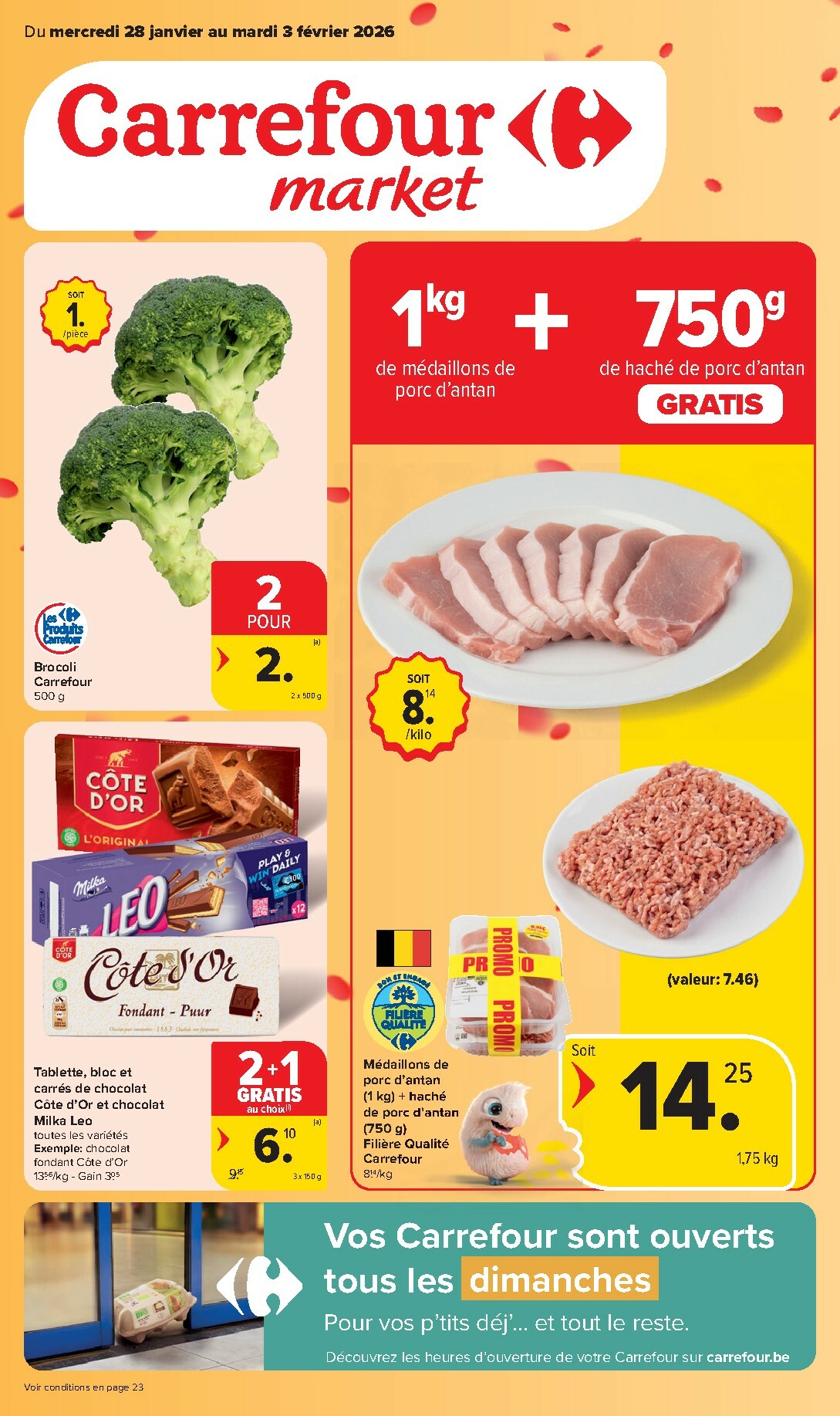 De Carrefour Market folder geldig vanaf 28/01 t/m 03/02