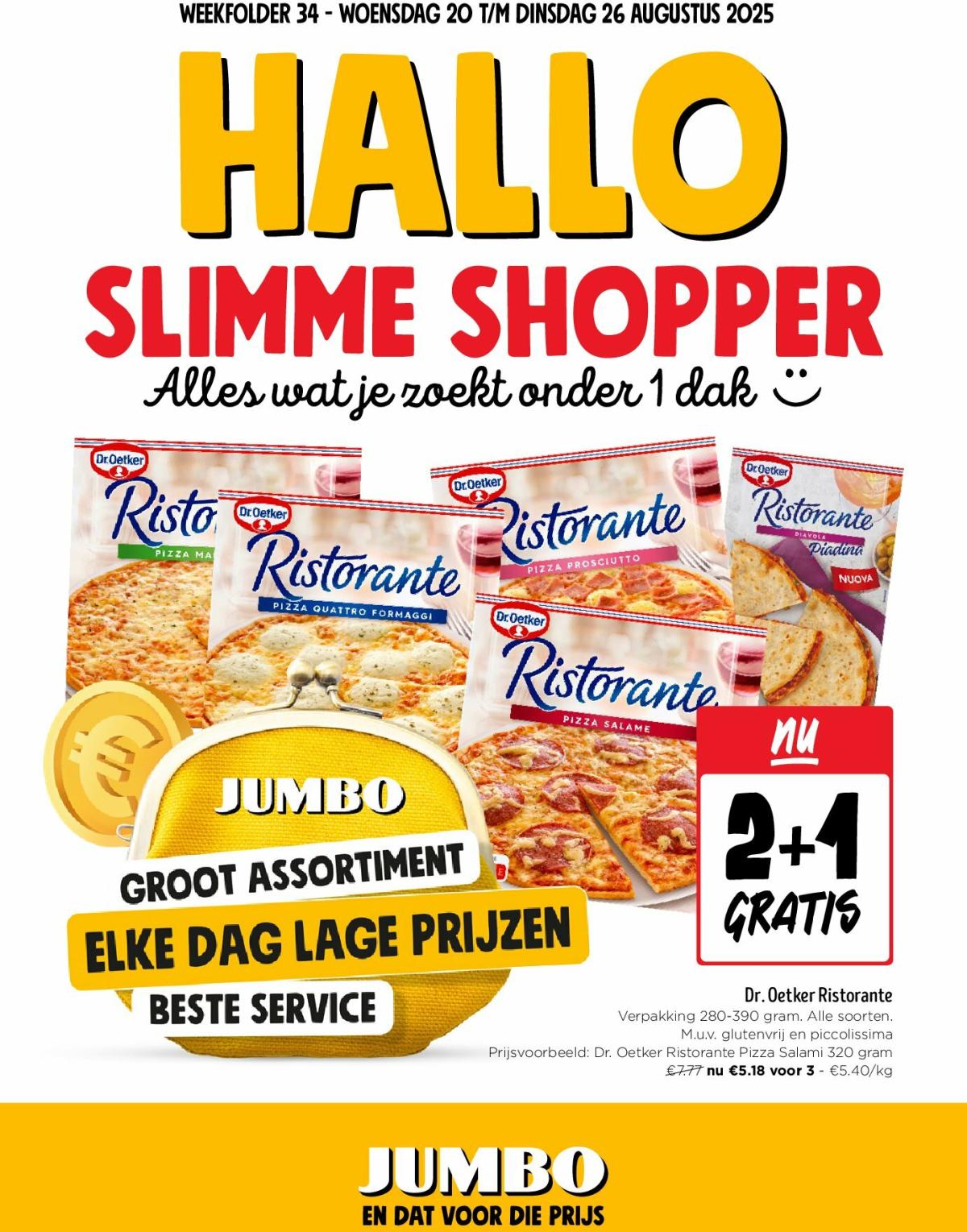 Jumbo folder geldig vanaf 20/08 - 26/08