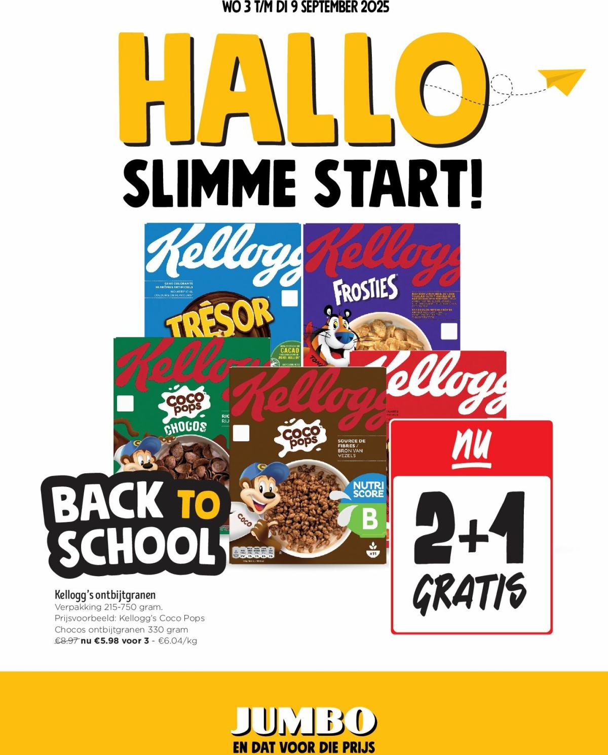 Jumbo folder geldig vanaf 03/09 - 09/09