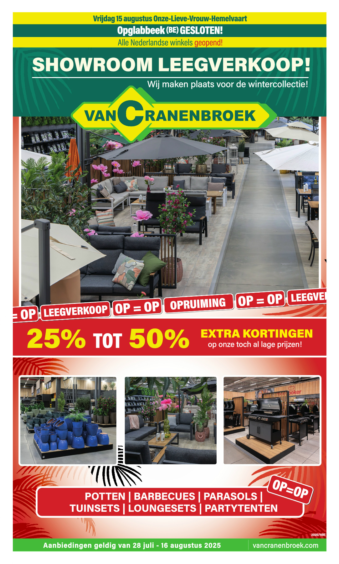 Van Cranenbroek - België folder geldig vanaf 28/07 - 16/08