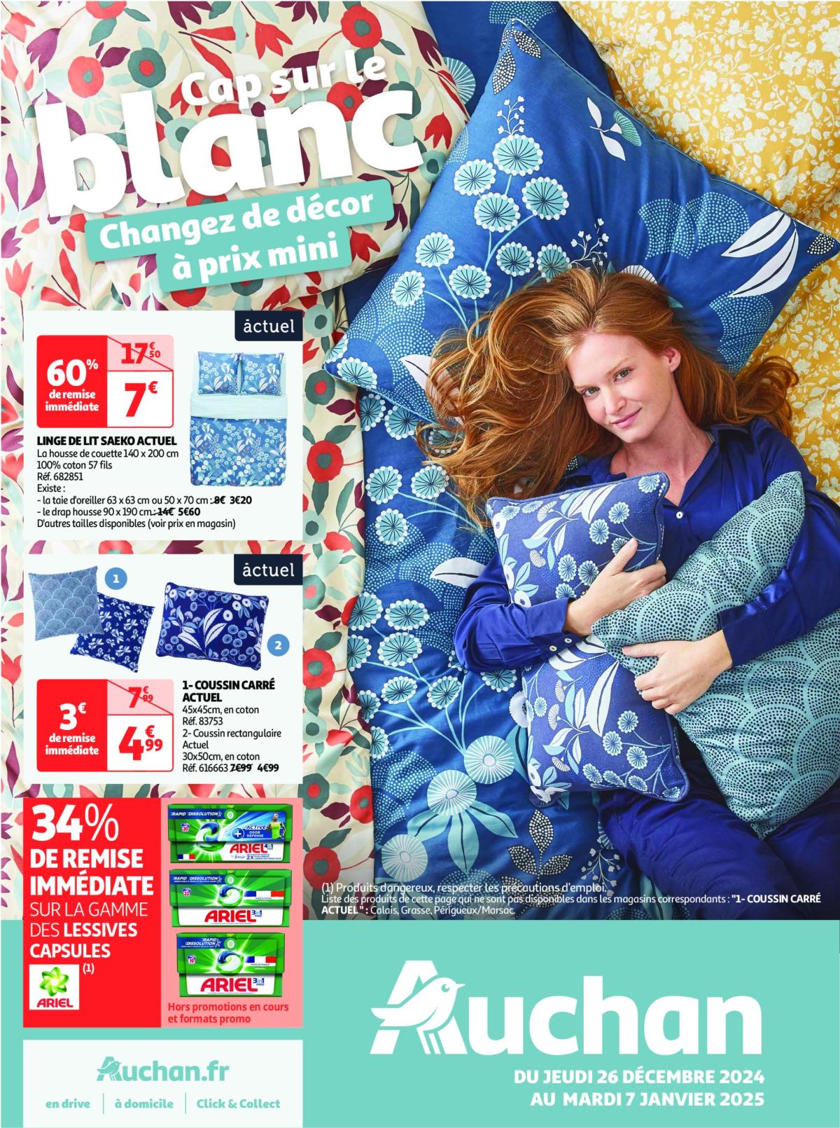 Auchan - Cap sur le blanc, changez de décor à prix mini folder geldig vanaf 26/12 - 07/01