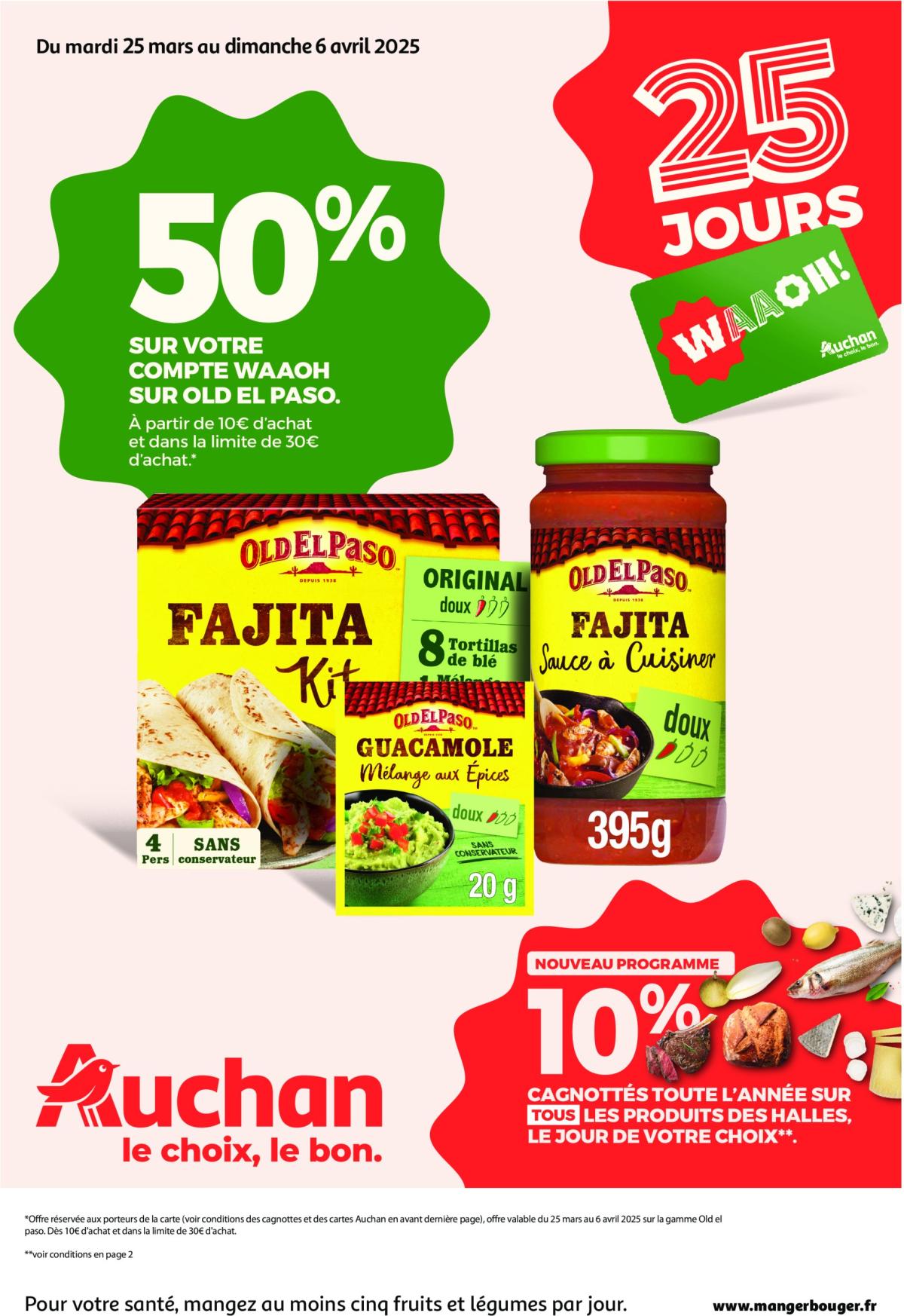 Auchan - Les 25 jours Waaoh, spécial XXL folder geldig vanaf 25/03 - 06/04