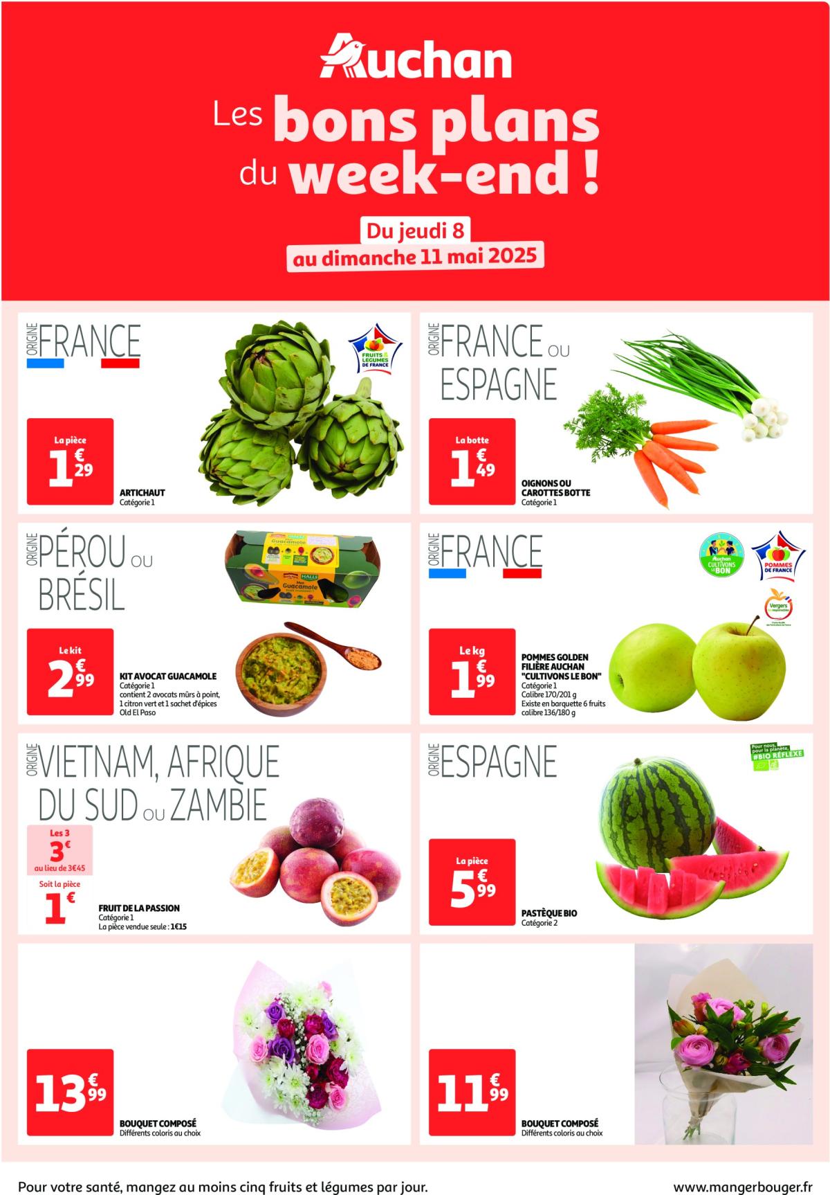 Auchan - Les bons plans du week-end dans votre hyper ! folder geldig vanaf 08/05 - 11/05