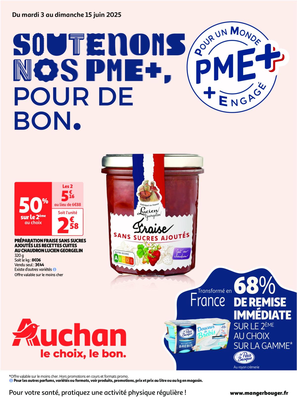 Auchan - Soutenons nos PME+ pour de bon folder geldig vanaf 03/06 - 15/06
