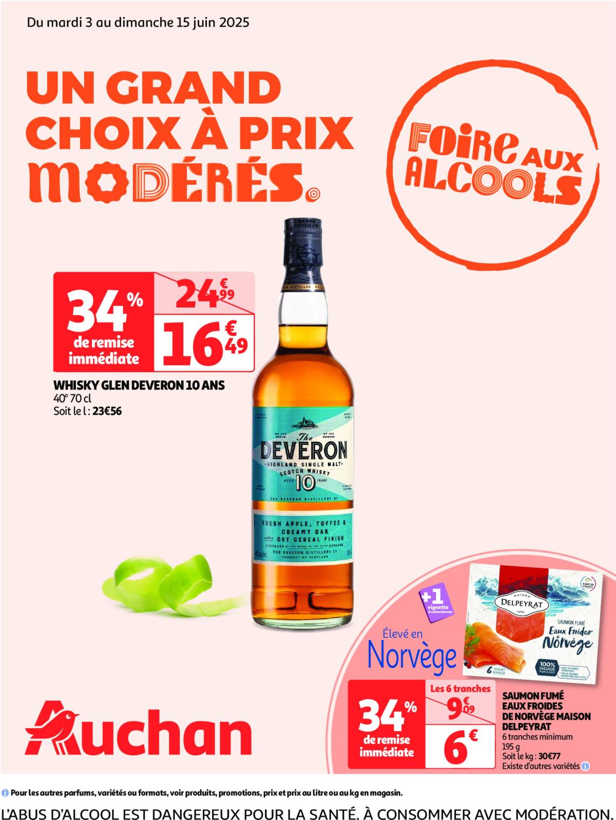 Auchan - Des prix qui ne poussent pas le bouchon folder geldig vanaf 03/06 - 15/06