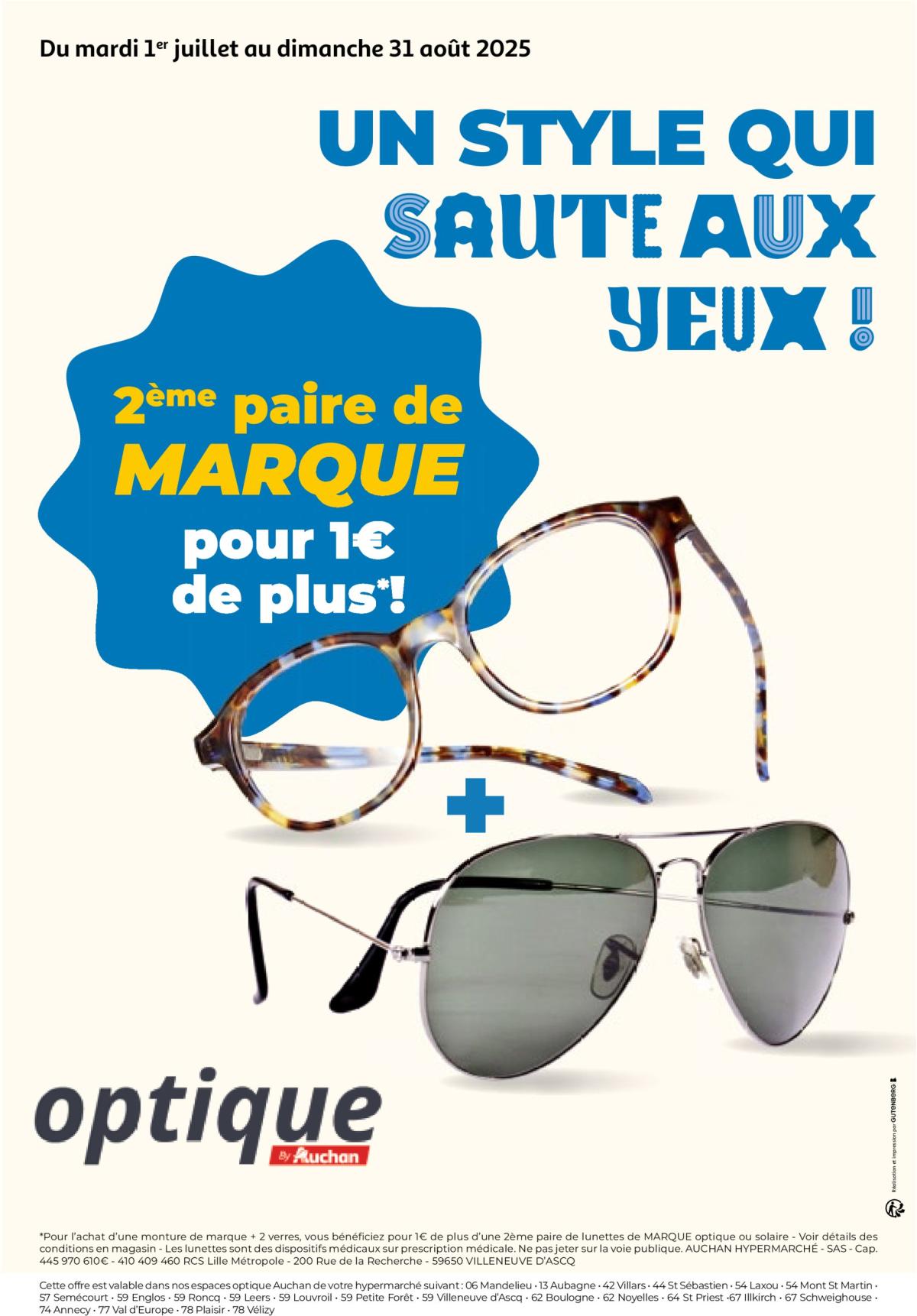 Auchan - Un style qui saute au yeux ! folder geldig vanaf 01/07 - 31/08