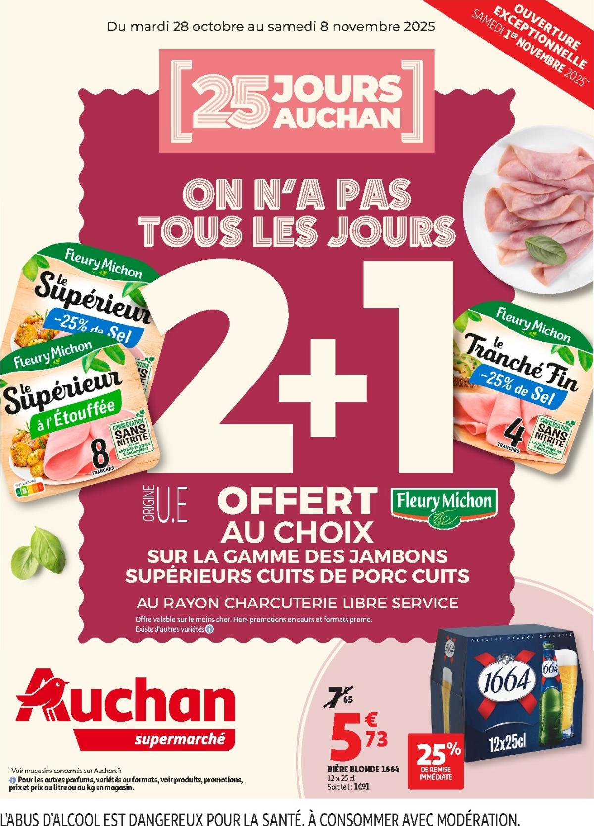 De Auchan Supermarché - C'est parti pour les 25 JOURS AUCHAN dans votre super folder geldig vanaf 28/10 t/m 08/11