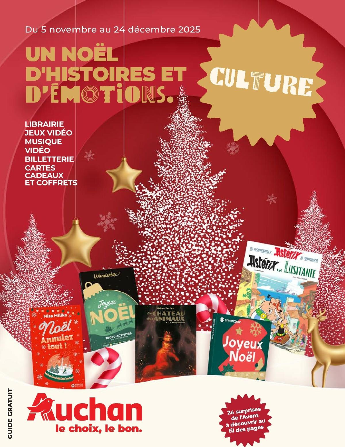 De Auchan - Un Noël d'histoires et d'émotions folder geldig vanaf 05/11 t/m 24/12