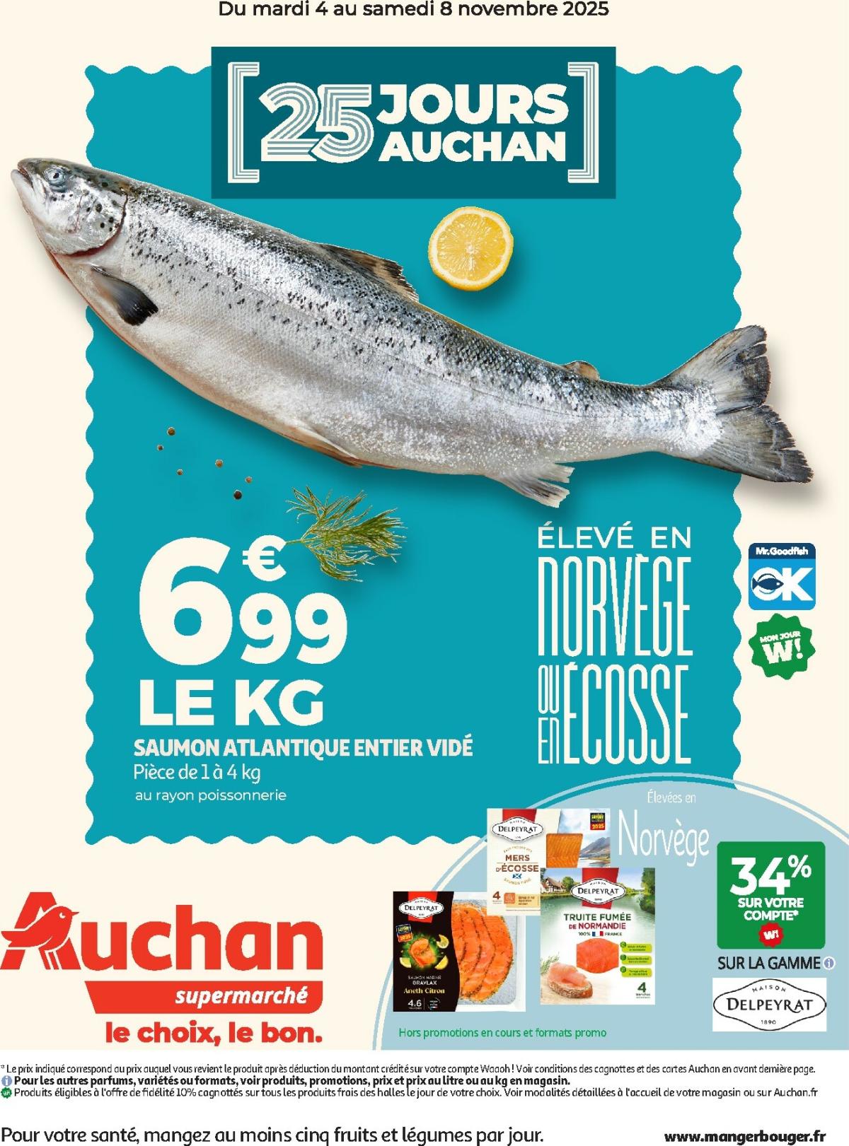 De Auchan Supermarché - 25 JOURS AUCHAN, ça continue dans votre super folder geldig vanaf 04/11 t/m 16/11