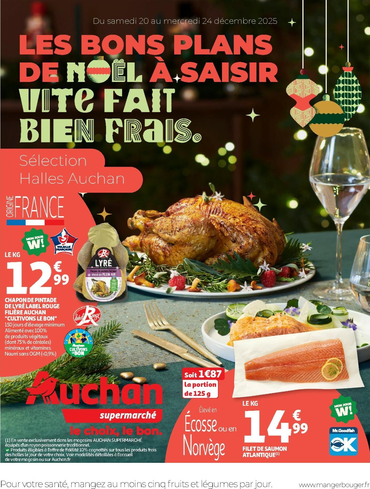 De Auchan supermarché - Vite fait bien frais folder geldig vanaf 20/12 t/m 24/12