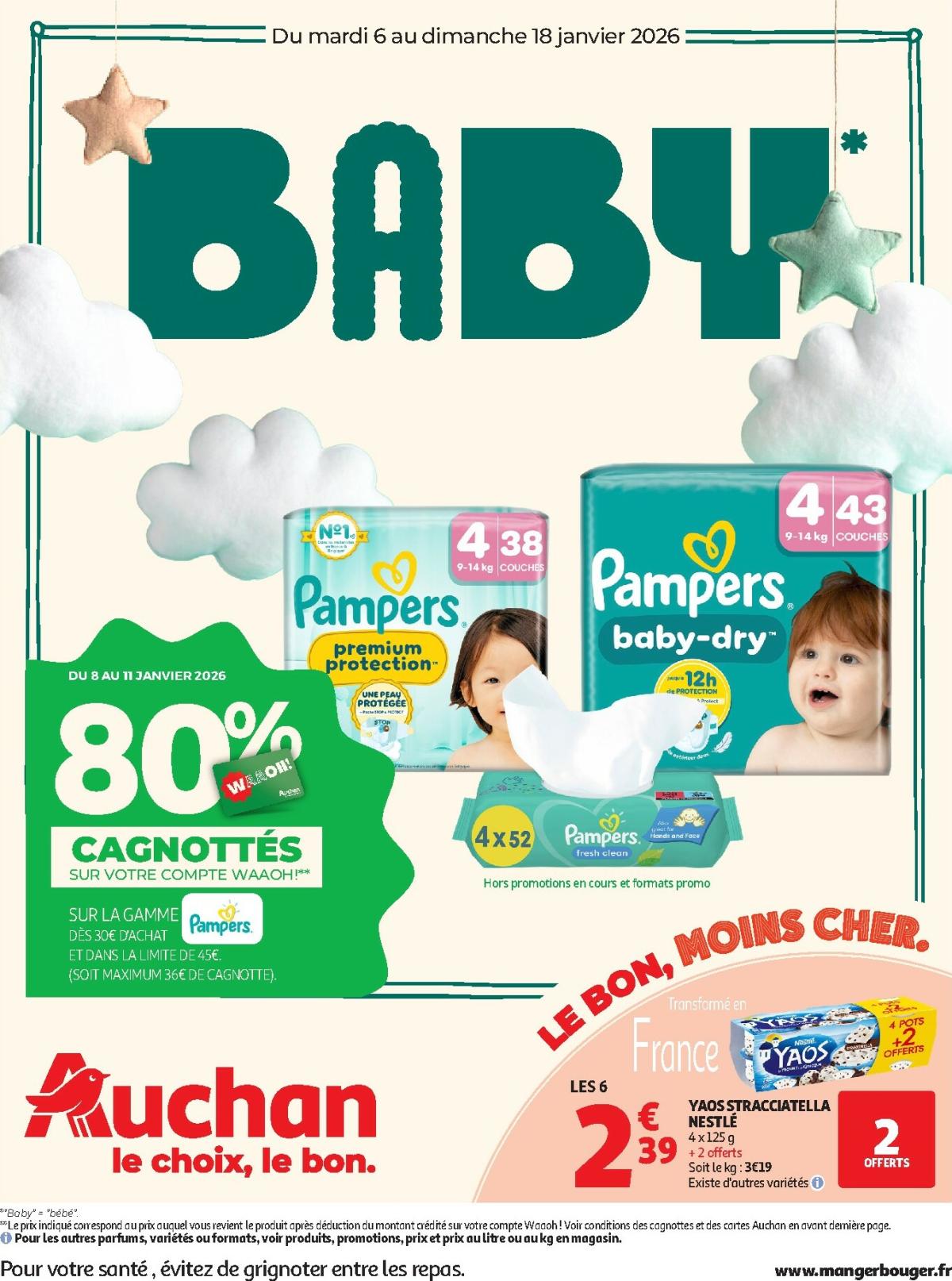 De Auchan - Tout pour votre bébé folder geldig vanaf 06/01 t/m 18/01