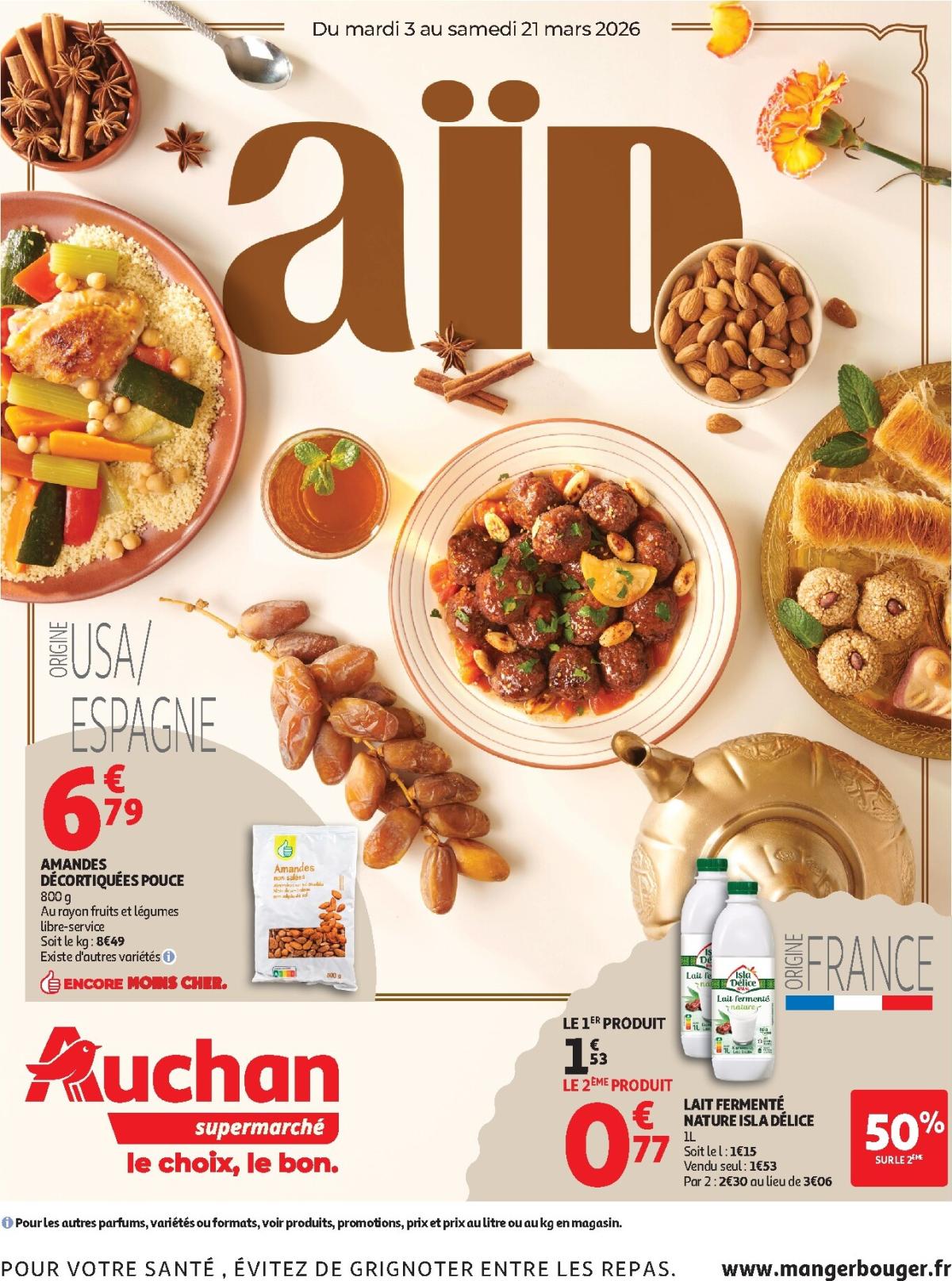 De Auchan - Aïd supers folder geldig vanaf 03/03/2026 t/m 21/03/2026