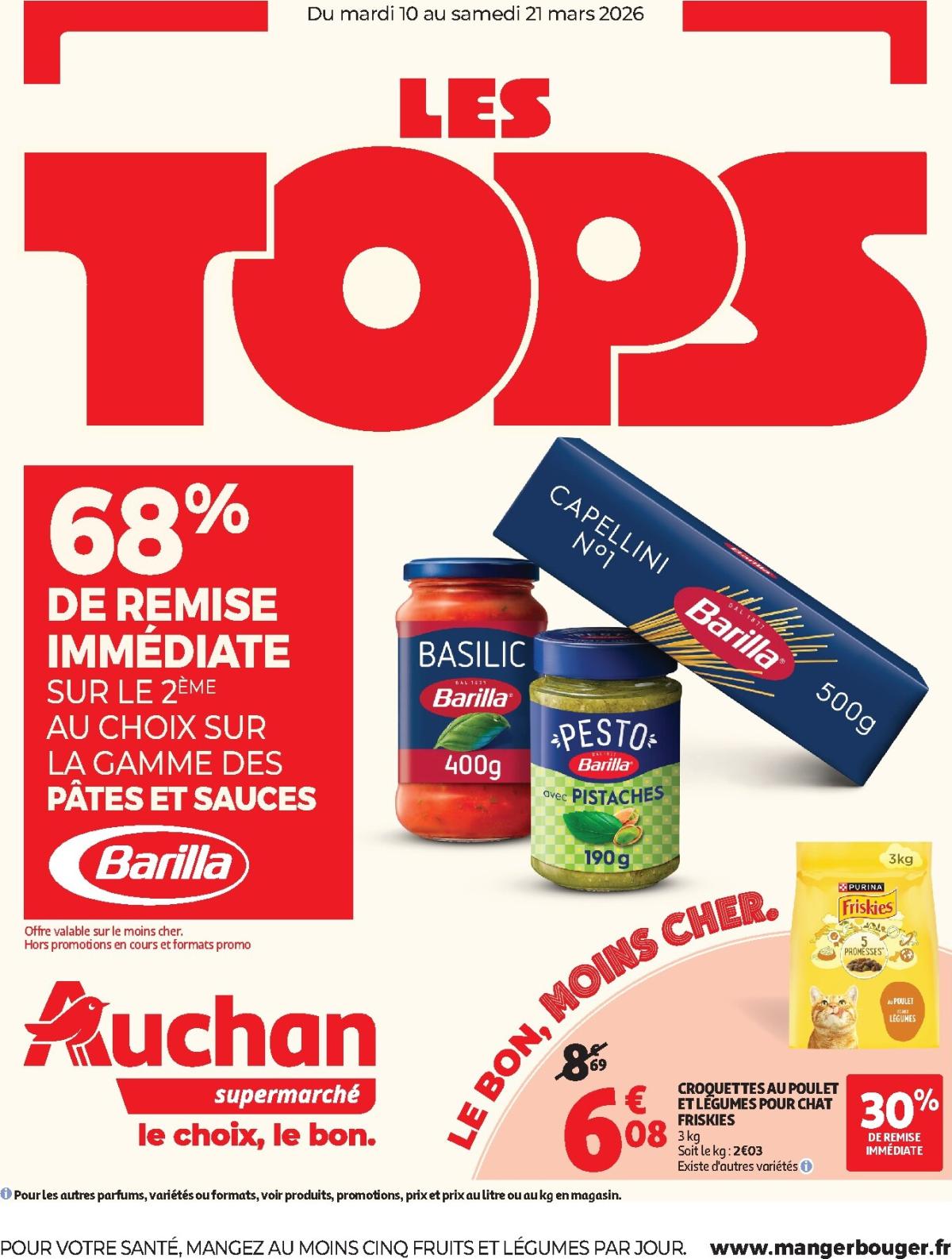 De Auchan folder geldig vanaf 10/03/2026 t/m 21/03/2026