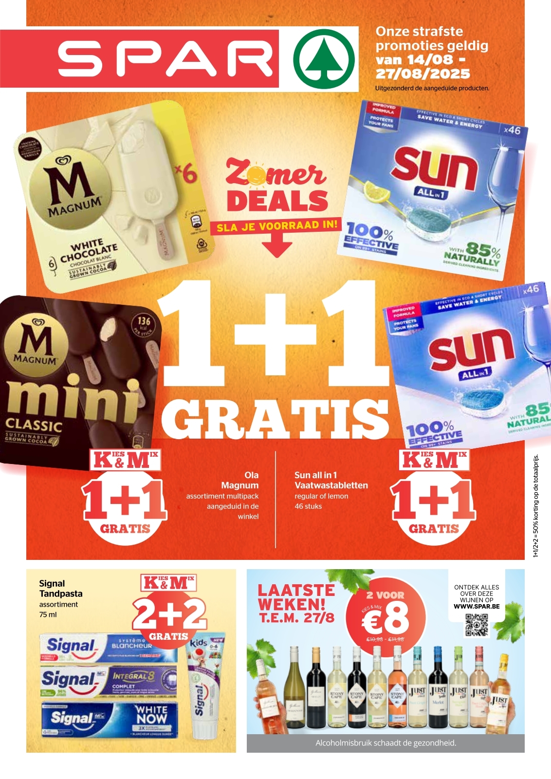 Spar folder geldig vanaf 14/08 - 27/08