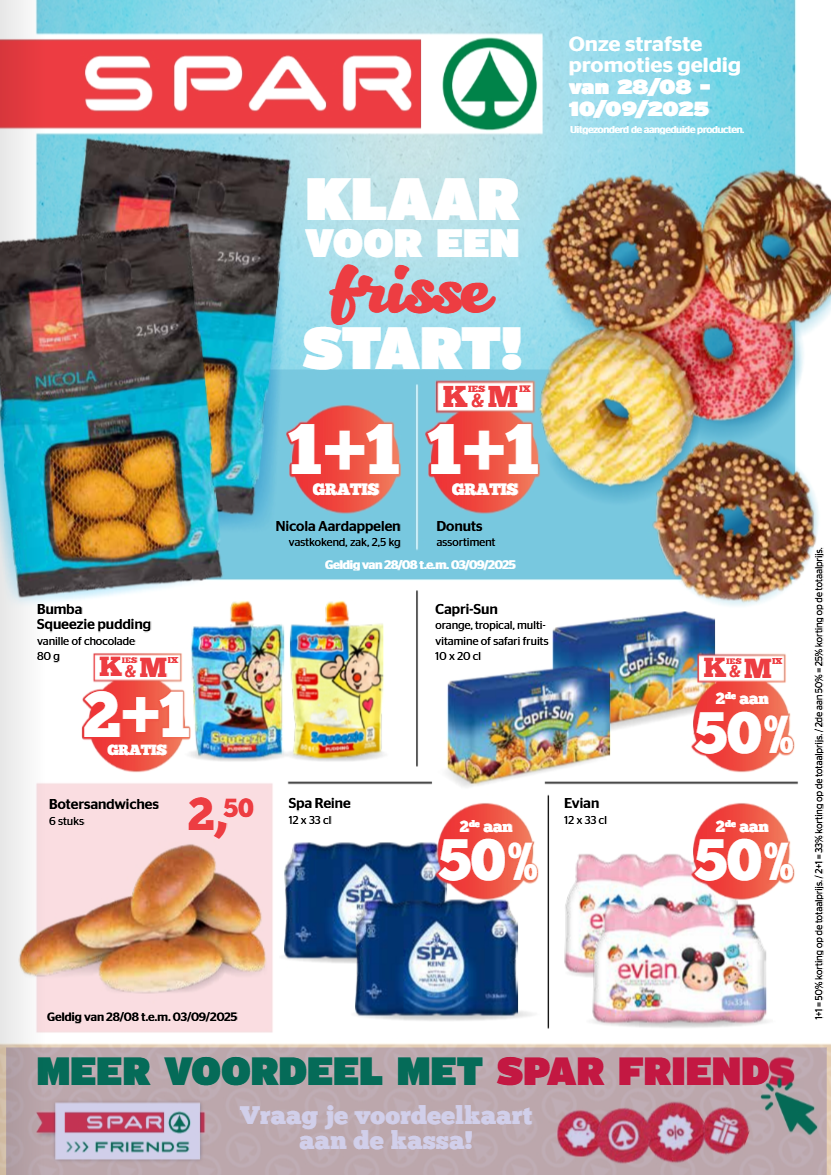 Spar folder geldig vanaf 28/08 - 10/09