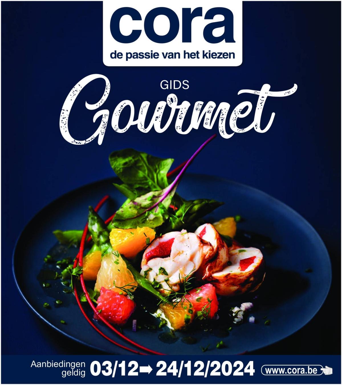 Cora - Gourmet Gids folder geldig vanaf 03/12 - 24/12