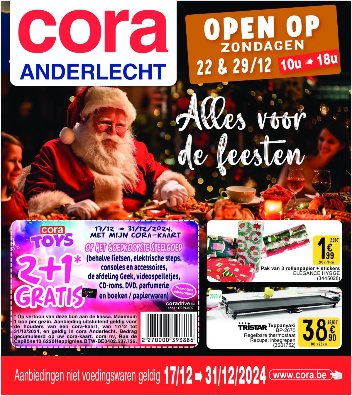 Cora - Alles voor de feesten folder geldig vanaf 17/12 - 31/12