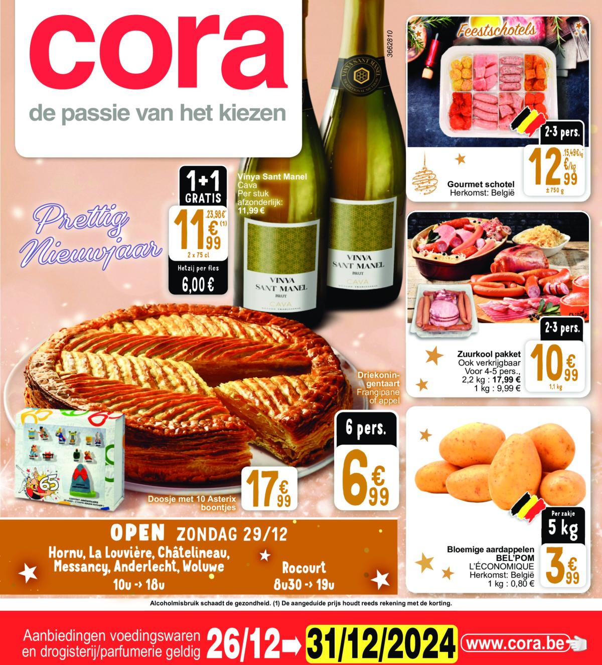 Cora - Feestelijke aanbiedingen folder geldig vanaf 26/12 - 31/12