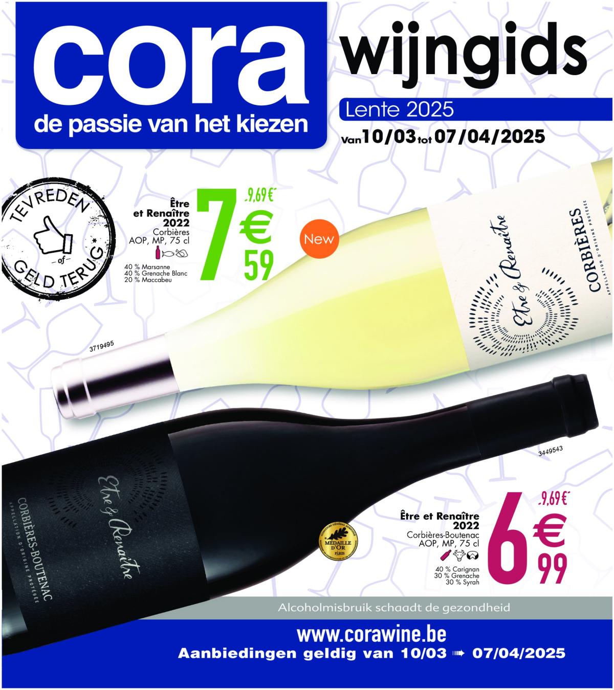 Cora - Lente wijngids folder geldig vanaf 10/03 - 07/04