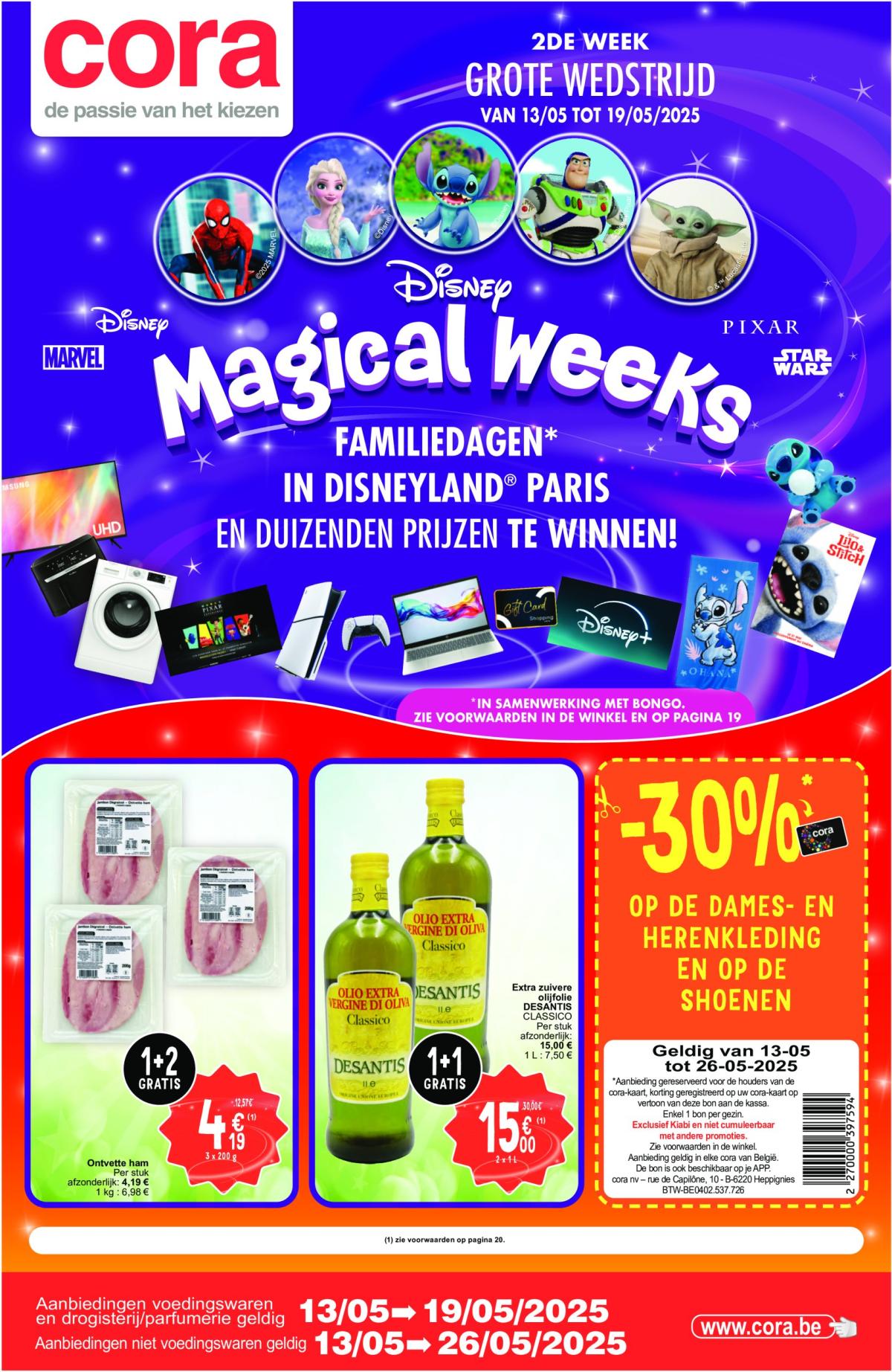 Cora - Magical weeks folder geldig vanaf 13/05 - 26/05