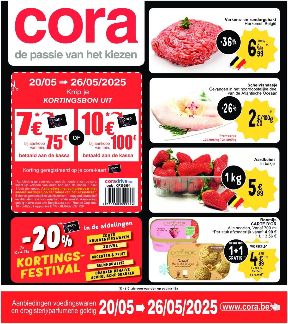 Cora folder geldig vanaf 20/05 - 26/05