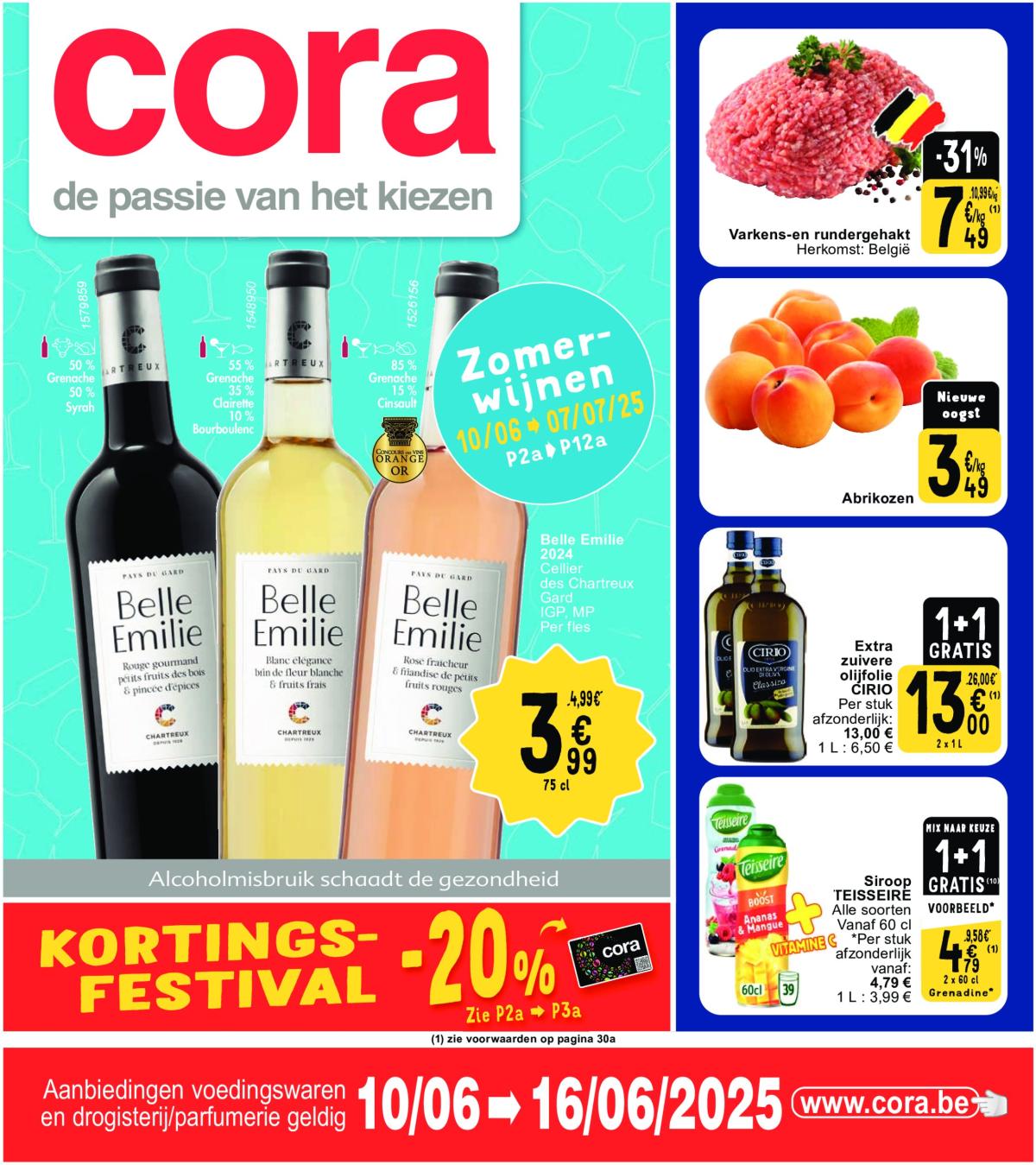 Cora - Zomerwijnen folder geldig vanaf 10/06 - 16/06