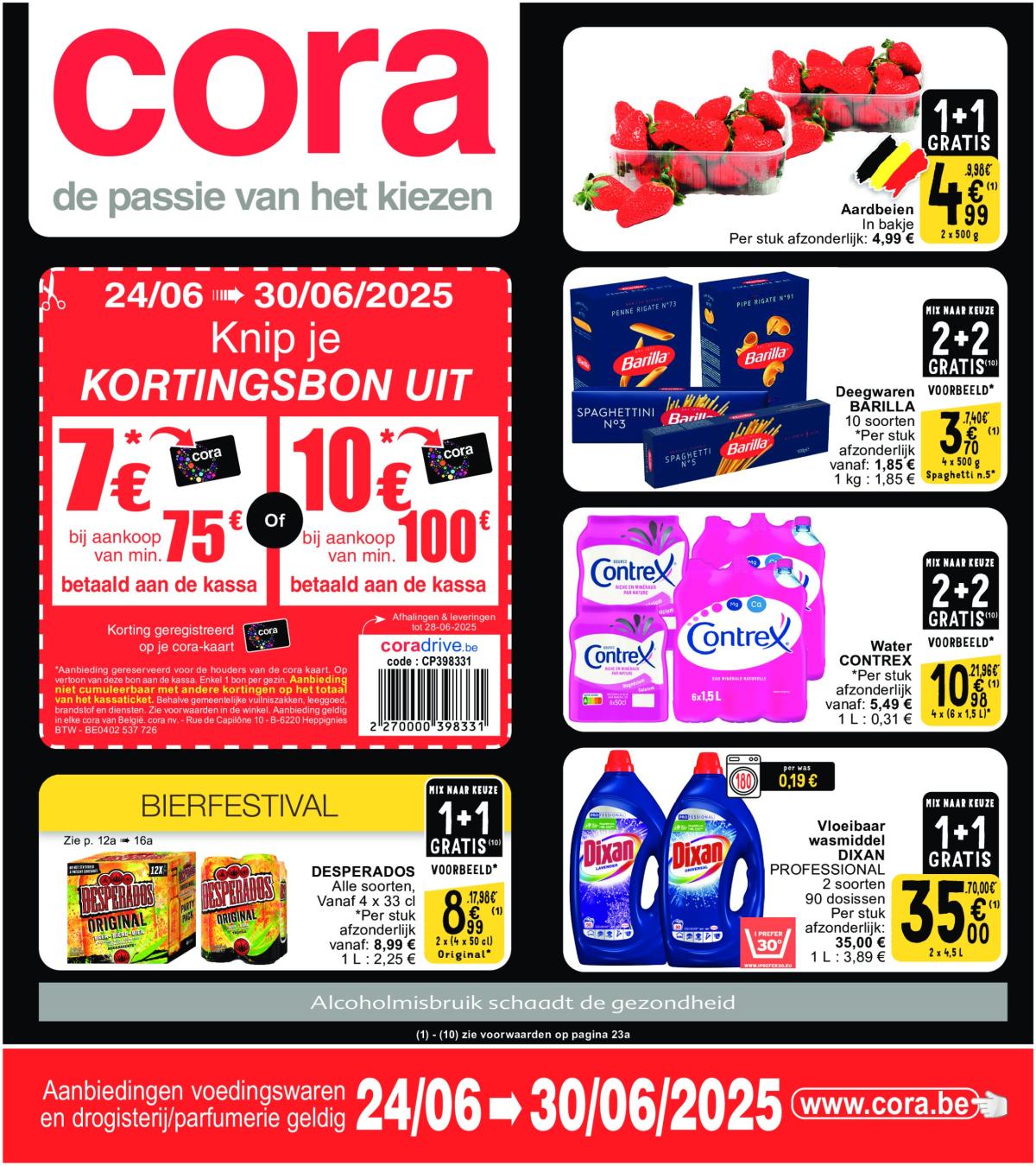 Cora folder geldig vanaf 24/06 - 30/06