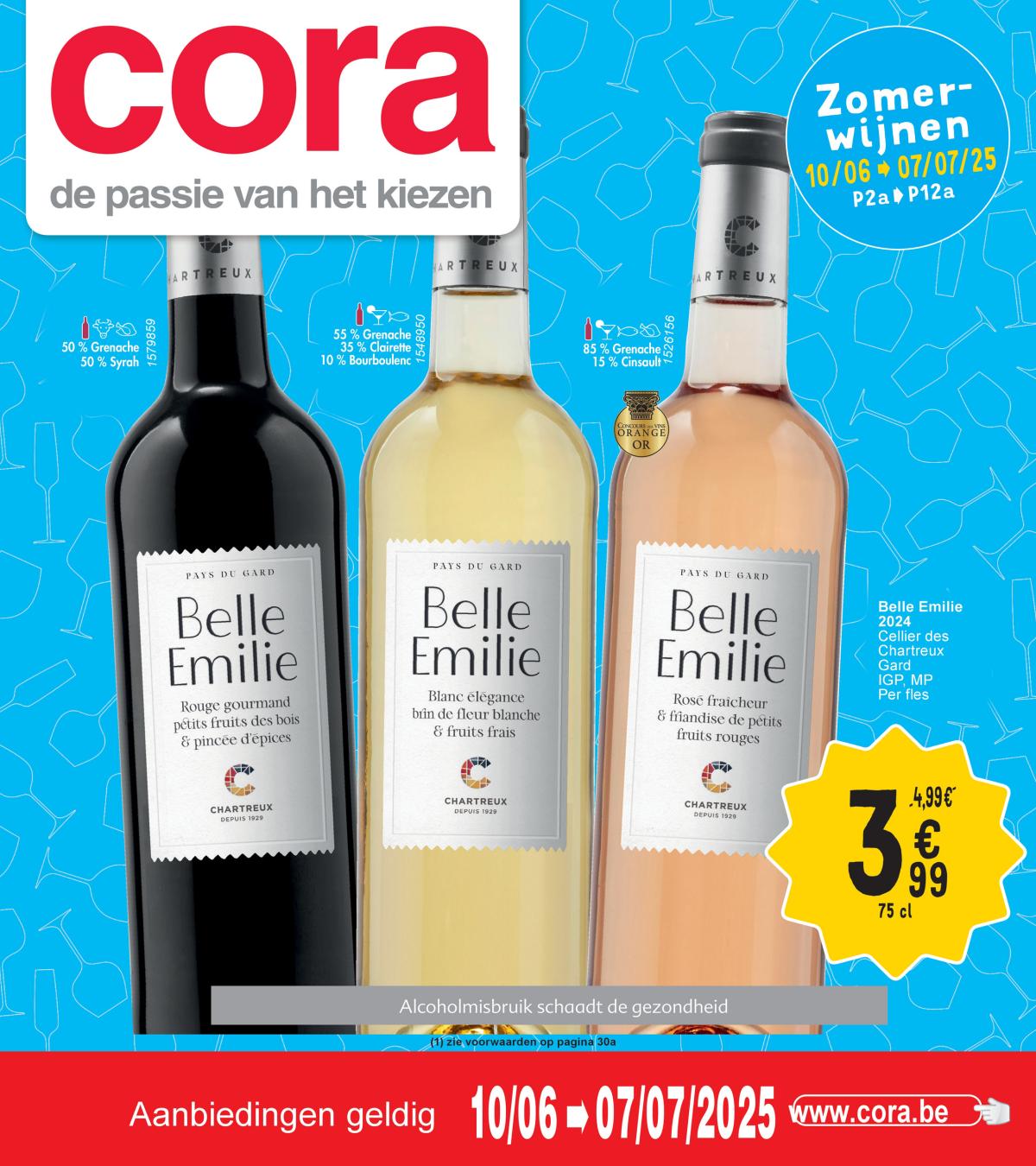 Cora - Zomerwijnen folder geldig vanaf 10/06 - 07/07