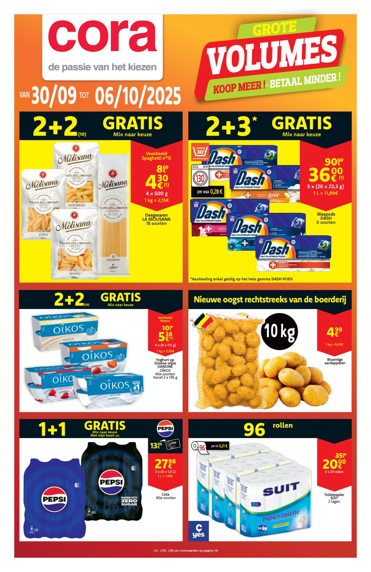 Cora - Grote volumes folder geldig vanaf 30/09 - 06/10